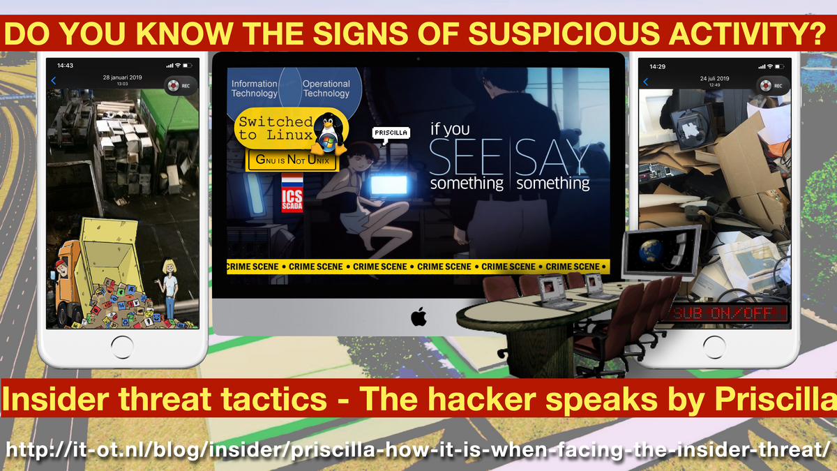 to be continued - do you know the signs of suspicious activity - insider threat tactics - the hacker speaks by Priscilla F. Harmanus